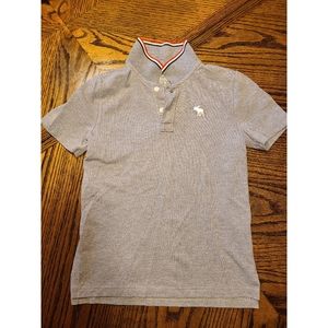 Gray Abercrombie kids Polo